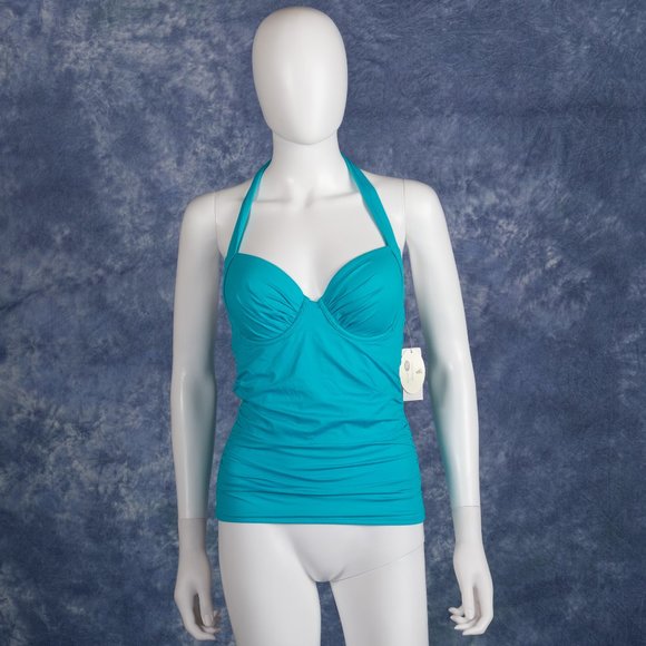 Tommy Bahama Pearl Solids Tankini Sz S Bra: C-D - Picture 1 of 4